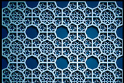 19 BLUE SEAMLESS ORIENTAL PATTERNS, a Pattern Graphic by AndisREA (Thumbnail 3 of 3)