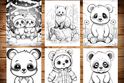 Red Panda Coloring Pages for Kids, a Brochure Template by LA Design (Thumbnail 3 of 10)