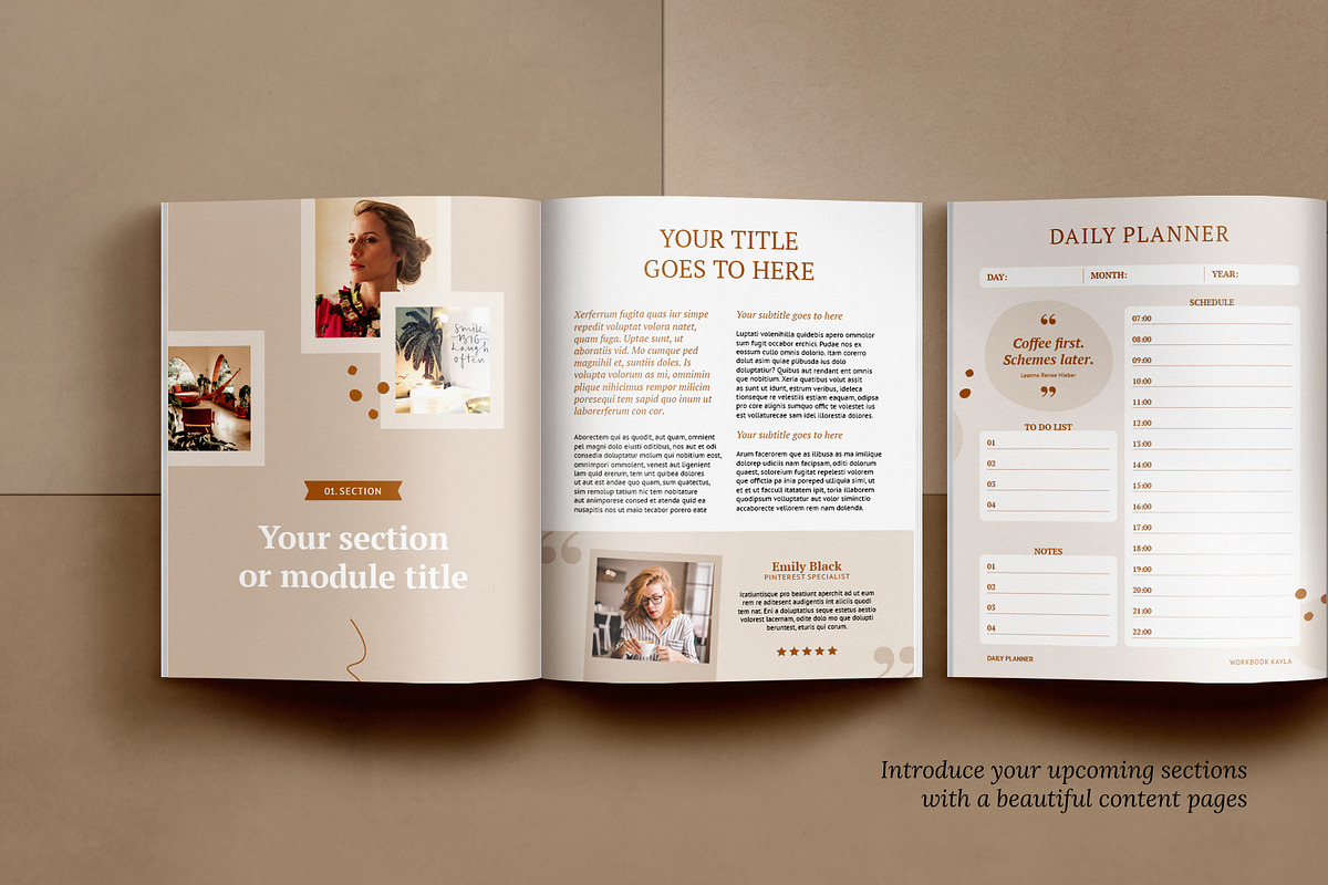 WorkBook for Course Creators  Kayla, a Magazine Template by Mirazz (Photo 19 of 30)