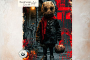 Halloween Horror Digital Paper, a Decorative Illustration by ThatsDesignArt (Thumbnail 4 of 16)