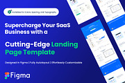 Professional SaaS Landing Page, a Landing Page Template by Alexander's Studio (Thumbnail 1 of 4)