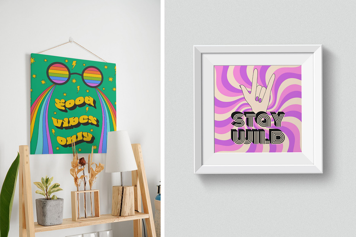 The 90s. Cliparts, cards, patterns, an Object Illustration by Valeria Soloveva (Photo 20 of 23)