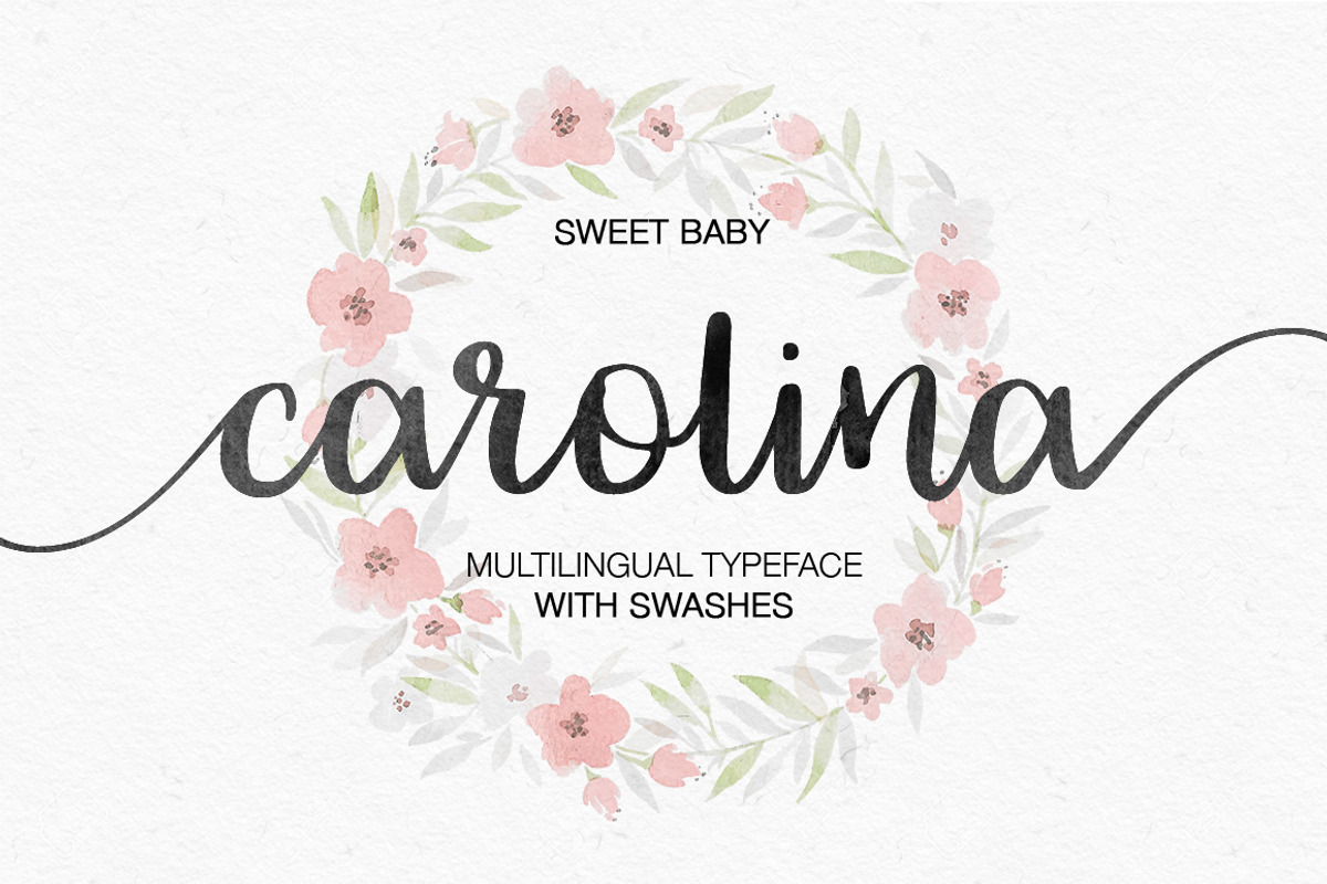Carolina Script with swashes, a Handwritten Font by supfonts (Photo 1 of 9)