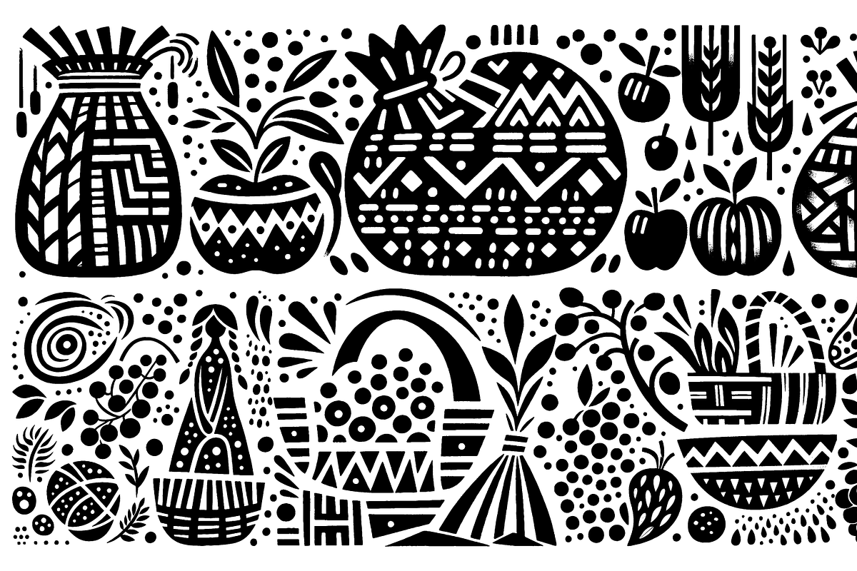 Vintage Wild Animals Folk Art, a Decorative Illustration by devastd (Photo 22 of 28)