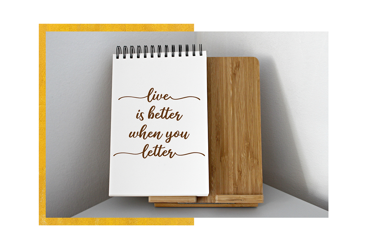 Salika // Bold Script Font preview 7