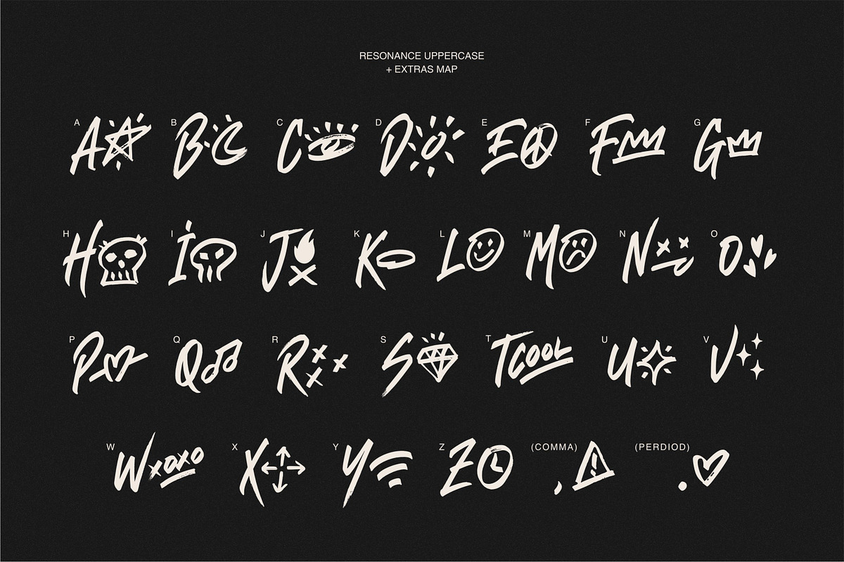 Resonance - Hand brushed With Extras, a Handwritten Font by Swandtype (Photo 10 of 12)