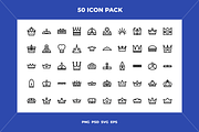 Crowns icons, an Icon by Wencory (Thumbnail 1 of 2)
