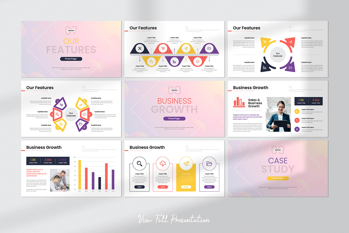 Company Profile PowerPoint Template, a Presentation Template by StyleArt (Photo 7 of 10)