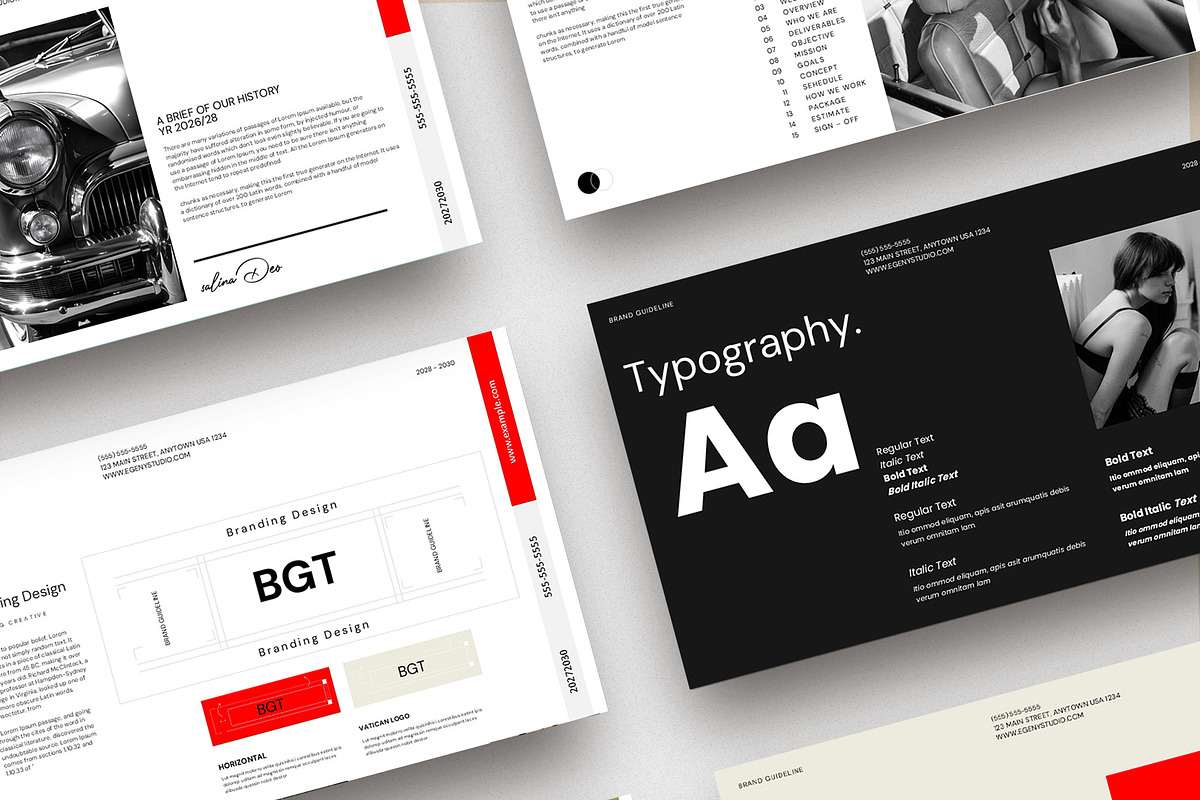 Brand Guidelines Presentation, a Presentation Template by Alvi-Studio (Photo 7 of 9)