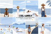 Cool Summer, a Decorative Illustration by Digital Art Creations (Thumbnail 3 of 7)