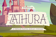 Zathura- Playful Display Font, a Font by Flawless And Co (Thumbnail 1 of 10)