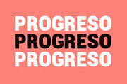 Progreso Typeface, a Sans Serif Font by Design District (Thumbnail 1 of 12)