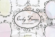 Curly Frames: Whimsical Borders, an Object Graphic by lerinartstudio (Thumbnail 1 of 12)