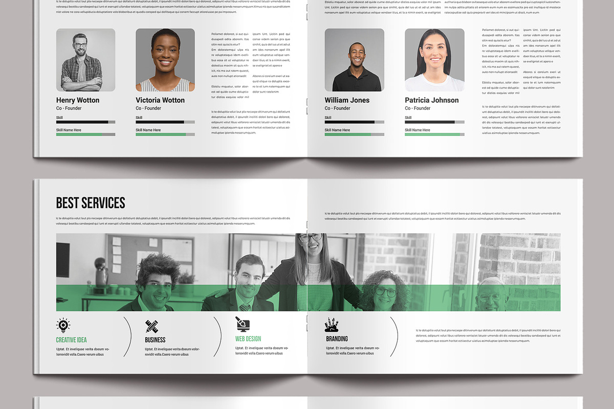 Creative Brochure Landscape Template, a Brochure Template by MightyDesign (Photo 3 of 9)