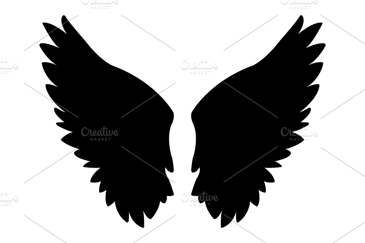 Angel wings, an Illustration by Mark1987