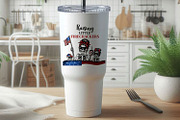 Patriotic Mom Skeleton, a Seasonal Illustration by Willow Paige Farms (Thumbnail 3 of 5)