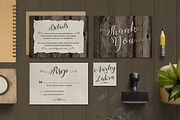 Vintage Wedding Invitation Set, a Card Template by Aarley Kaiven (Thumbnail 4 of 5)