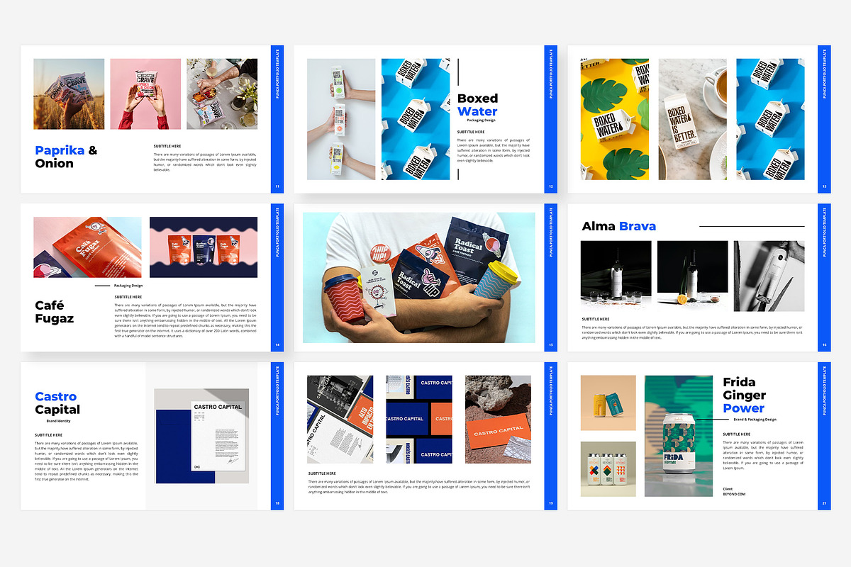 Portfolio Google Slides Template, a Presentation Template by Gaize (Photo 6 of 11)