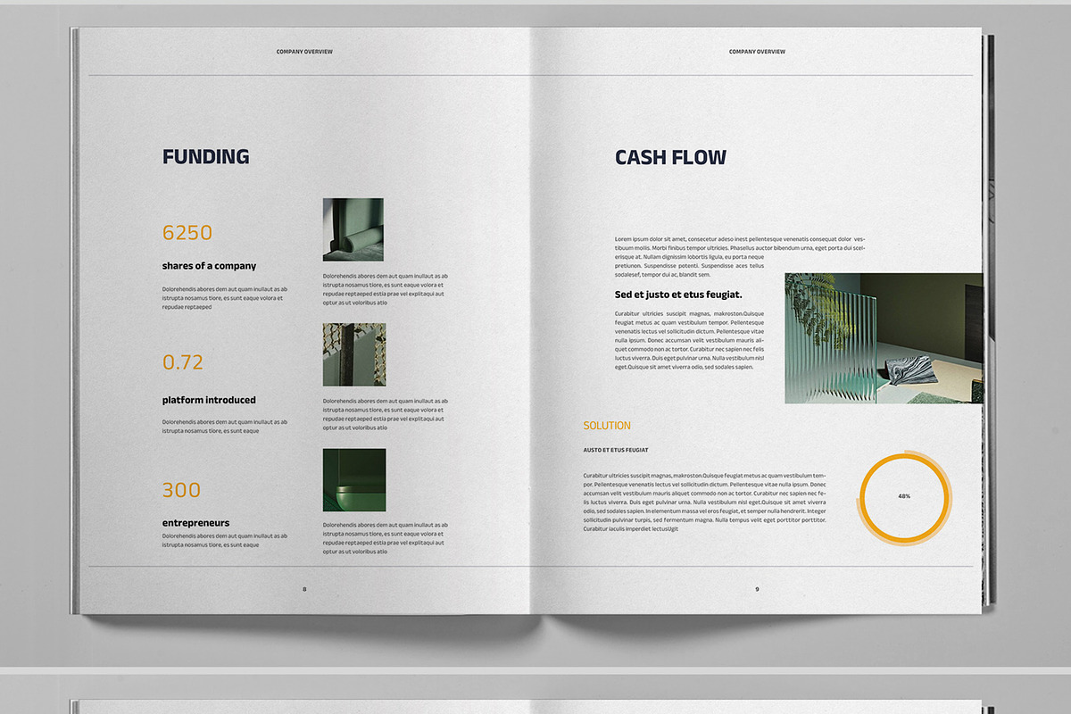 Company Overview Brochure Template, a Brochure Template by Boris Cupac (Photo 6 of 7)