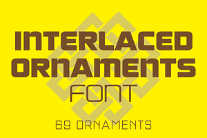 Interlaced Ornaments Font