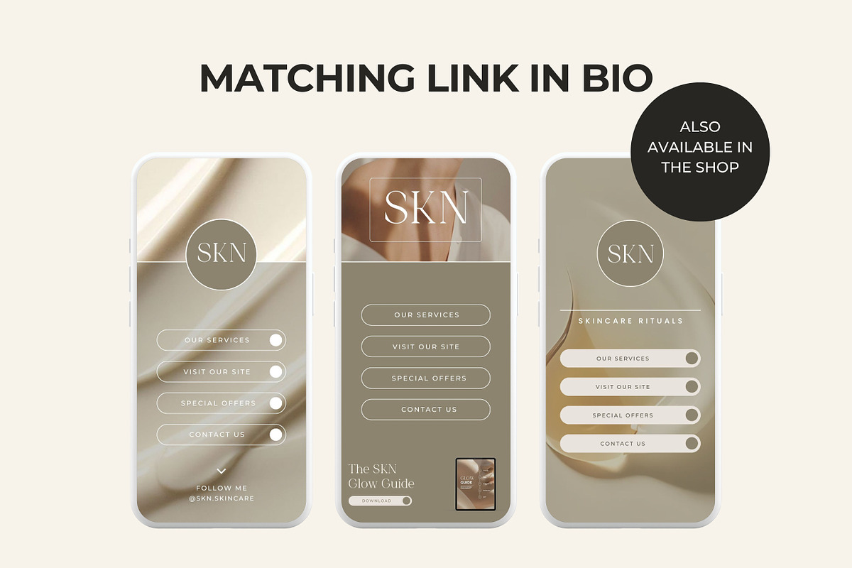 SKINCARE Canva templates, a Social Media Template by Studio Suvelle (Photo 9 of 9)