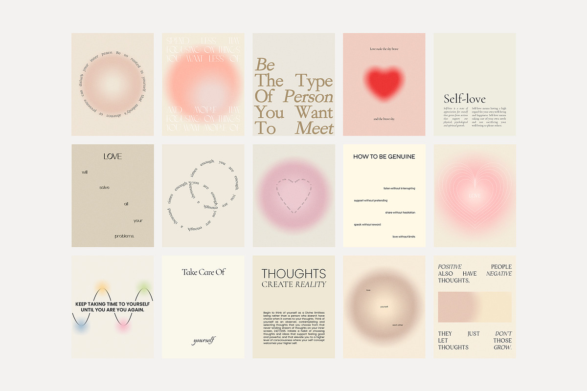 Instagram Quotes Posts Stories PS, a Social Media Template by Love Radiation Studio (Photo 17 of 22)
