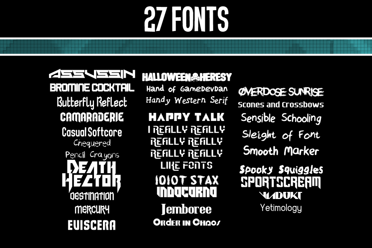 Professional Fonts 2016 Collection 4, a Sans Serif Font by Chequered Ink (Photo 2 of 2)
