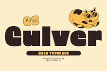 CS Culver – Bold Font