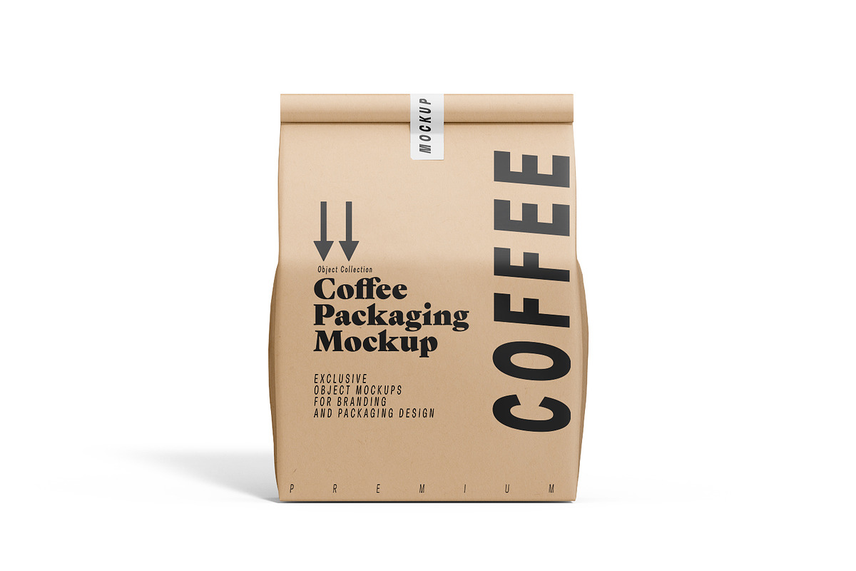 Coffee Bag Packaging Mockup PSD, a Packaging Mockup by pixelmock (Photo 15 of 19)