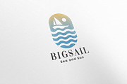 Big Sail Pro Travel Logo, a Branding & Logo Template by Design_Planet (Thumbnail 3 of 5)