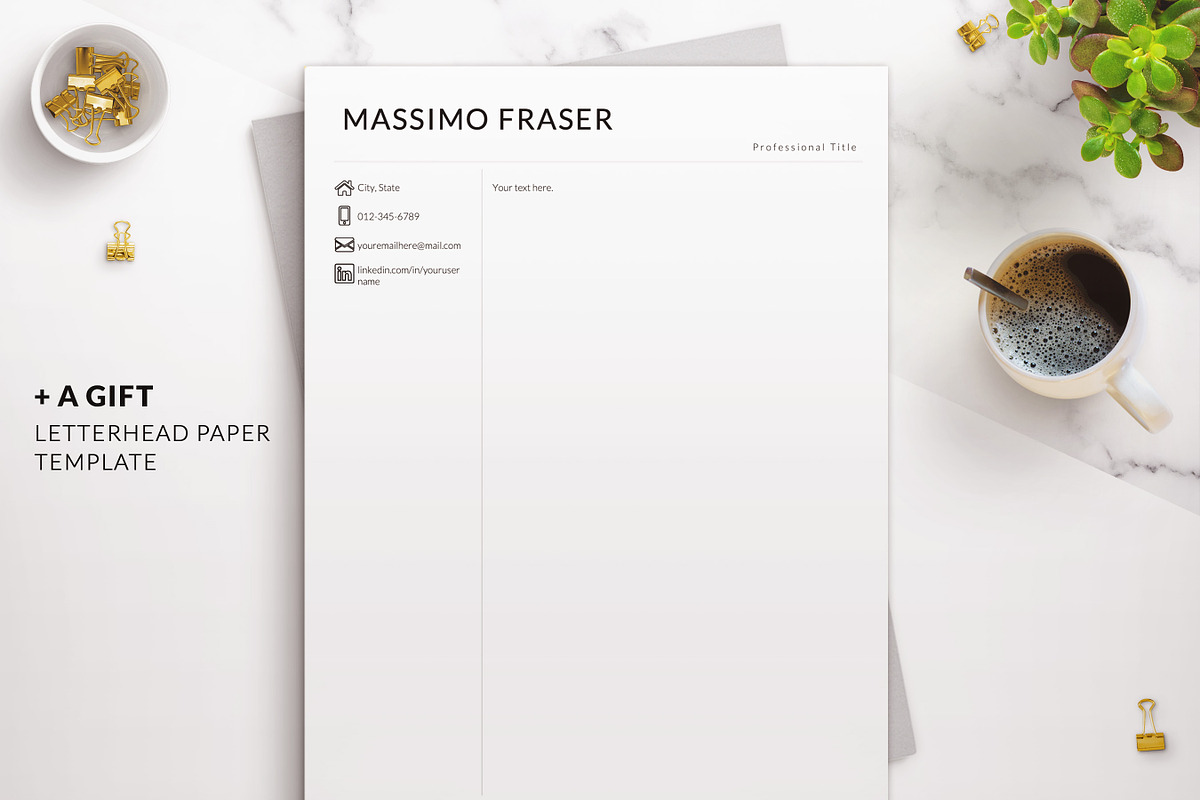 Modern Minimalist Resume Template, a Resume Template by BestResumes.Co (Photo 9 of 10)
