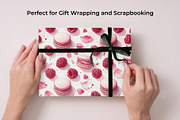 Macaron Patisserie Seamless Patterns, a Pattern Graphic by Anna Design Studio (Thumbnail 6 of 6)