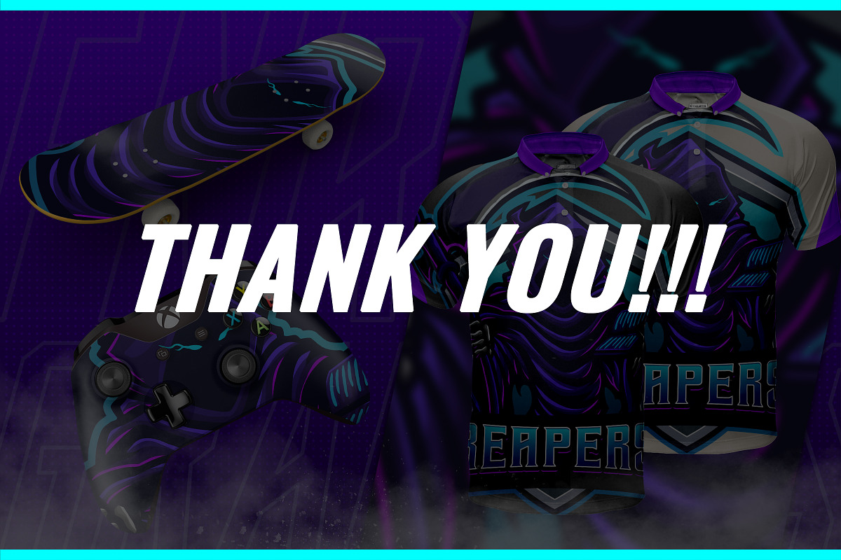 Death Reaper - Mascot & Esport Logo, a Branding & Logo Template by FNR Graphics (Photo 5 of 5)