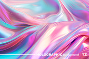 Iridescent Holographic Backgrounds, a Background Graphic by tatiankaart (Thumbnail 13 of 16)