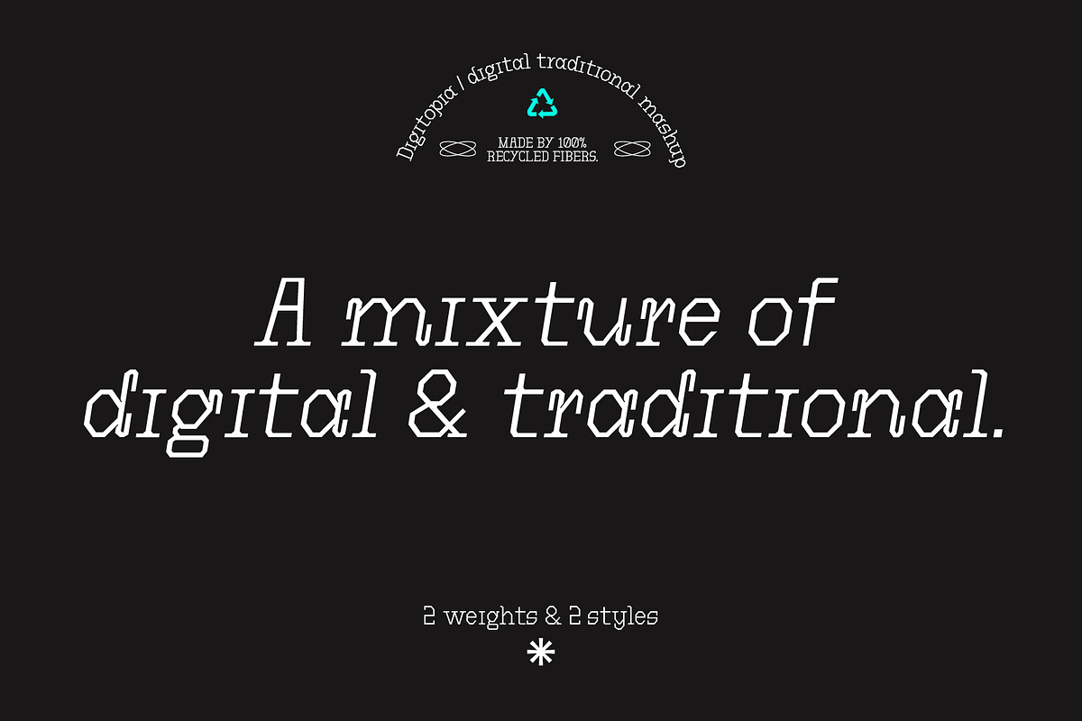 Digitopia - Experimental Type, a Sans Serif Font by Kulturë Type (Photo 2 of 9)