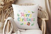 Merry Christmas Sublimation Design, an Illustration by Libby Wishes (Thumbnail 2 of 6)