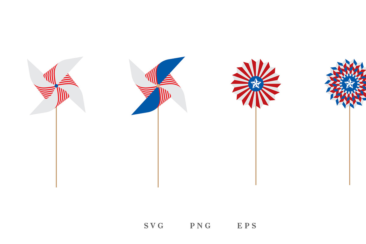 July 4th Graphics Set, an Illustration by Kessens (Photo 2 of 8)