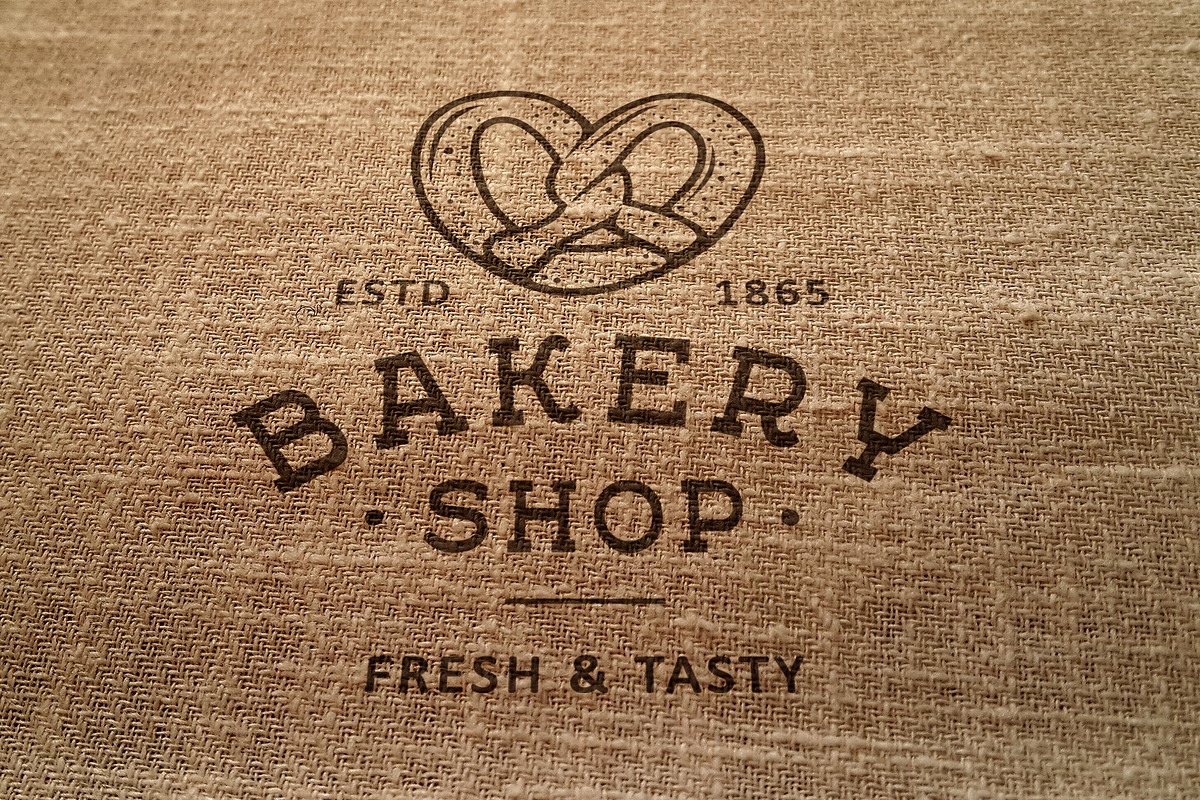 Bakery Logo, Pattern, Template Set, a Branding & Logo Template by Akimo Mia (Photo 8 of 10)