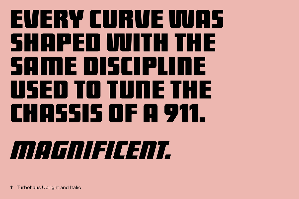 Turbohaus, a Sans Serif Font by Nameless Type Foundry (Photo 7 of 10)
