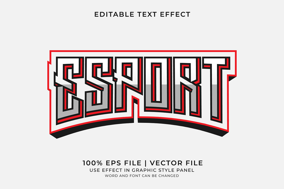 E-Sport Text Effects Bundle 1, a Layer Style Add-On by WM48 Shop (Photo 5 of 7)