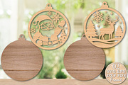 Christmas Santa Claus Reindeer Laser, an Object Graphic by Rose Art (Thumbnail 3 of 3)