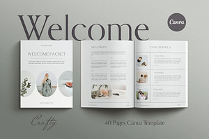 Client Welcome Packet Canva Template