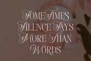 Blouse Lavender Display Serif, a Serif Font by Violet Natural (Thumbnail 6 of 11)
