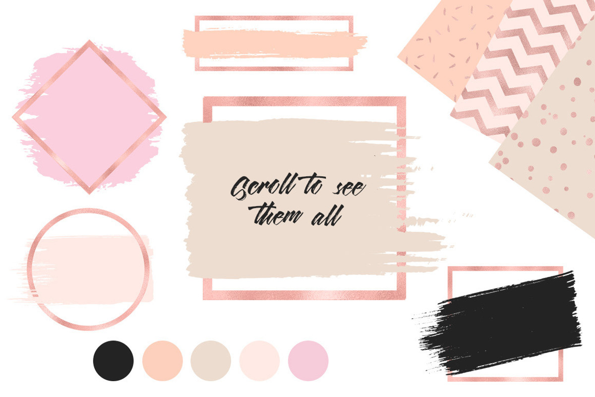 160 Brush Strokes in 1 Bundle, an Object Graphic by PeDe Designs (Photo 8 of 9)