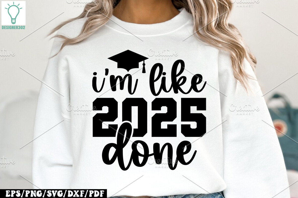 Graduation 2025 SVG Bundle,Senior 25, a Graphic by Designer302 (Photo 9 of 11)