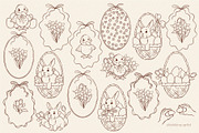 Easter & Spring Clipart Set, a Seasonal Illustration by shishkina.artist (Thumbnail 7 of 9)