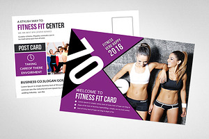 Fitness Salon Postcard