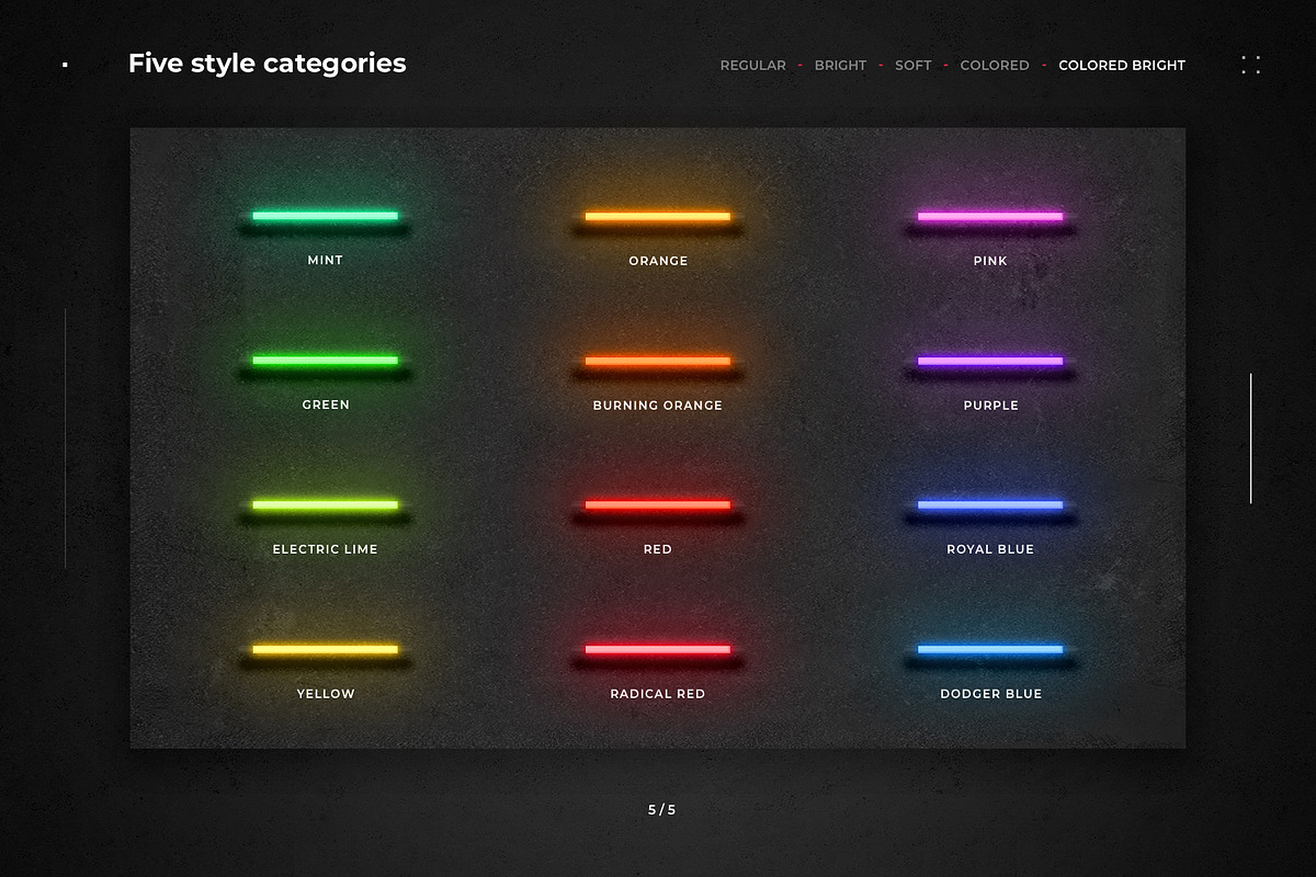 Neon Layer Styles preview 7