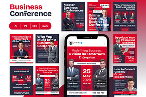 Business Conference | Instagram Post, a Social Media Template by Jiwstudio