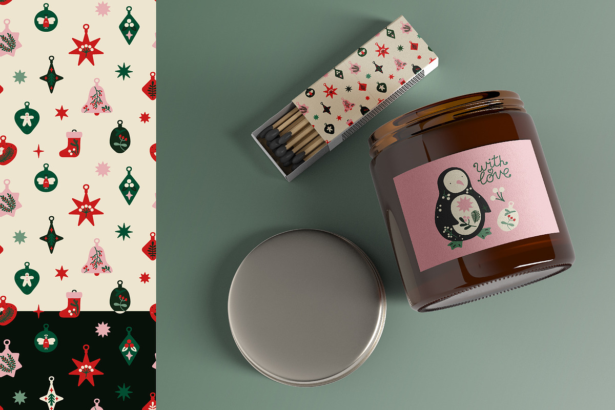 Christmas vector. Patterns, graphic, an Object Graphic by anna khramtsova (Photo 10 of 20)